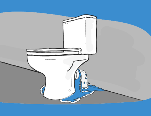 Who is responsible for fixing a broken toilet in a rented property?