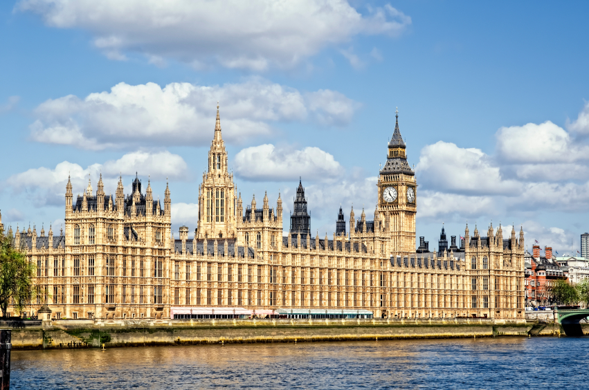 Houses of Parliament, London.