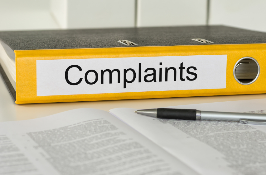 Folder with the label Complaints